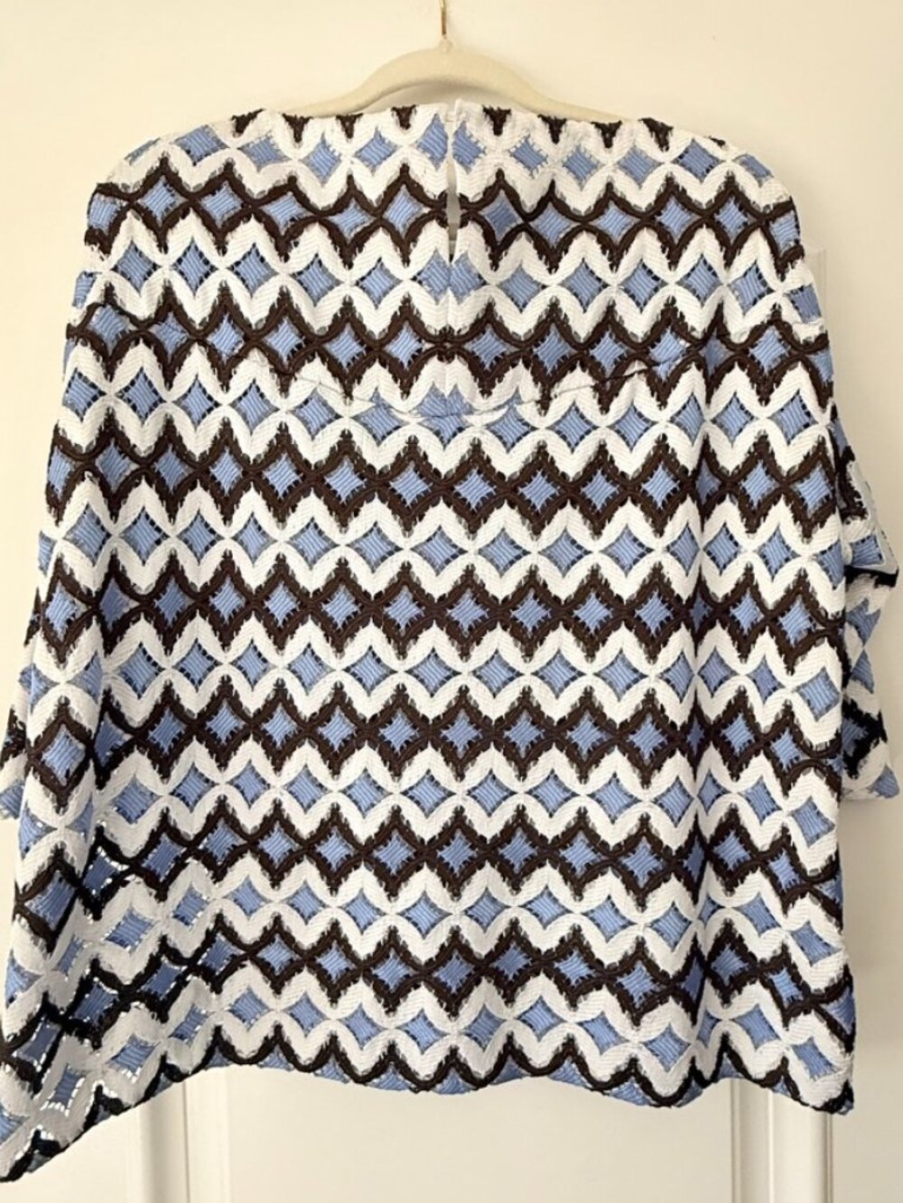 {SONIA BOGNER} LACED PULLOVER TOP SIZE 6 (EU 36) - Picture 6 of 10